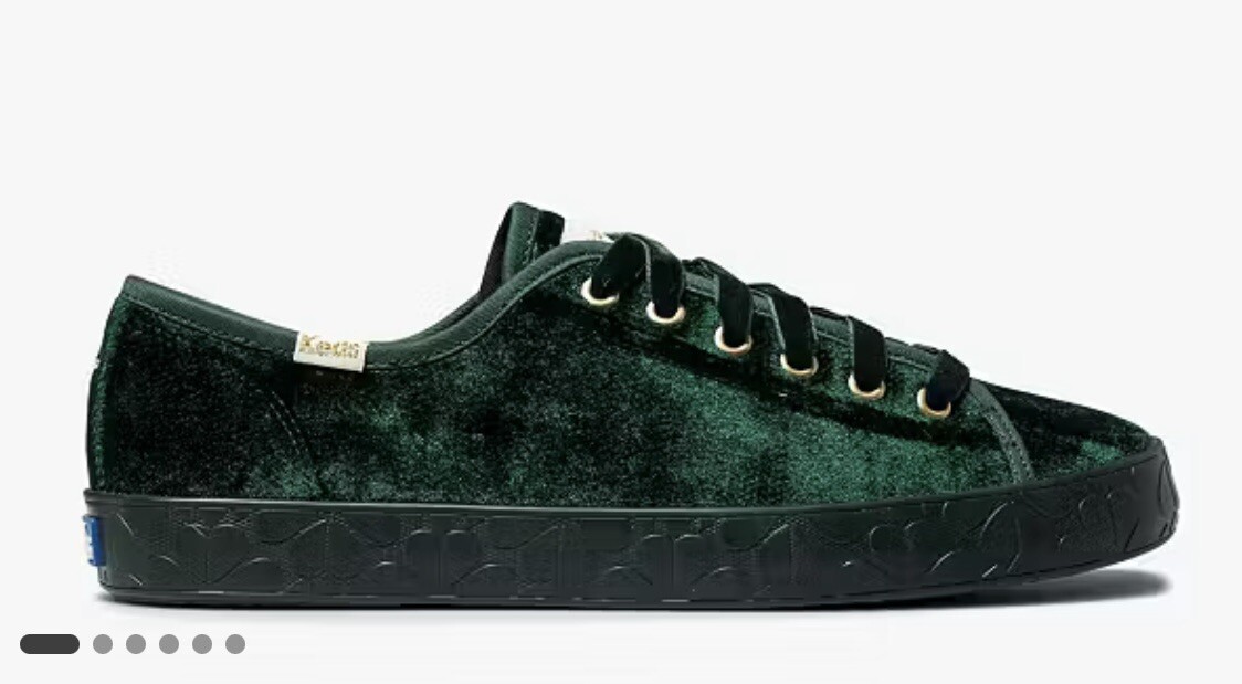 Keds X Kate Spade New York Kickstart Logo Velvet