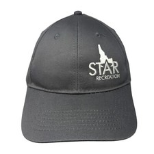 Star Recreation Youth Strapback Hat Gray One Size Adjustable Port  Company