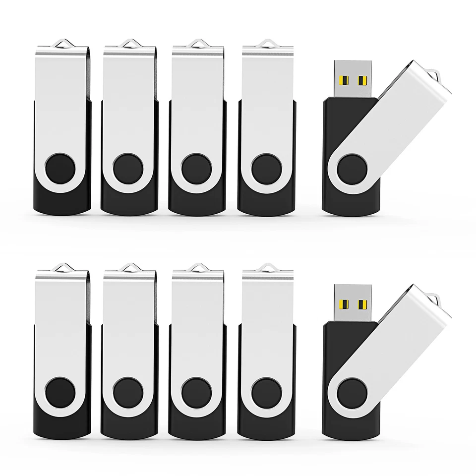 Memoria de unidad flash estilo giratorio de metal Kootion USB 2.0 100 PIEZAS 1 GB 2 GB 4 GB 8 GB 16G Foto 2 de 4