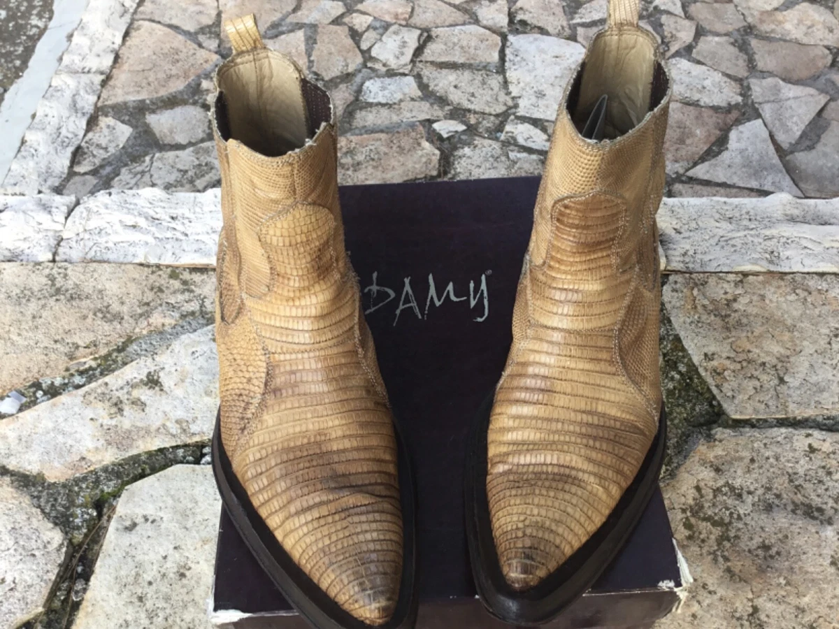 Stivaletti Uomo In Pelle Teus marca Damy. Made in Italy. Fatto a