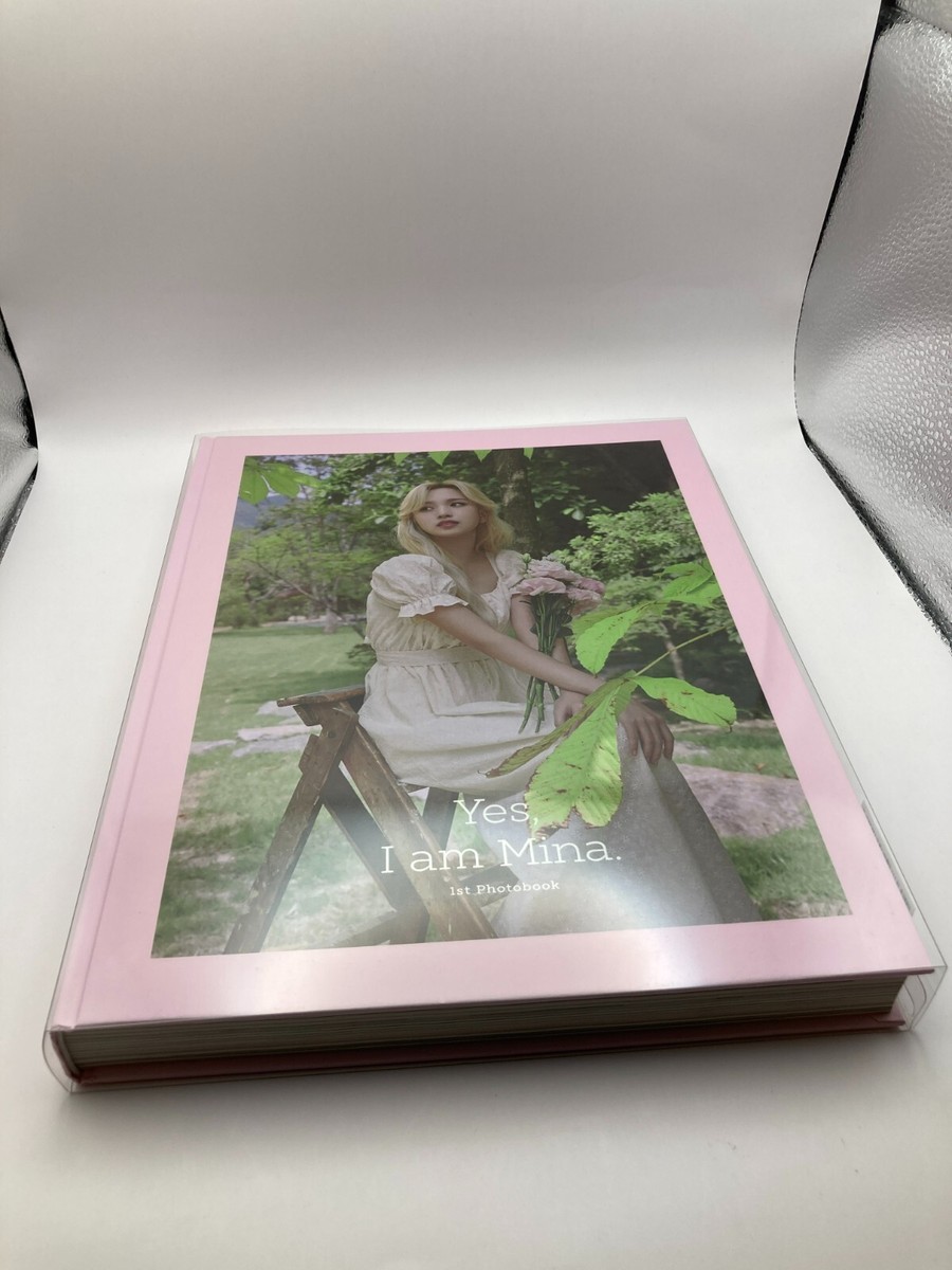 TWICE MINA 1st Photobook Yes, I am MINA Pink Ver 2 card with