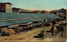 French Market New Orleans Louisiana Postcard