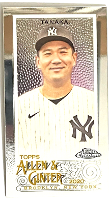 2020 TOPPS CHROME MINI ALLEN & GINTER MASAHIRO TANAKA NEW YORK