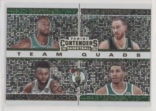 2019 Panini Contenders Team Quads Kemba Walker Gordon Hayward Jaylen Brown 6fs