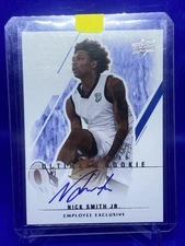 Upper Deck Employee Exclusive Nick Smith Jr. Autographed Ultimate Rookie Card