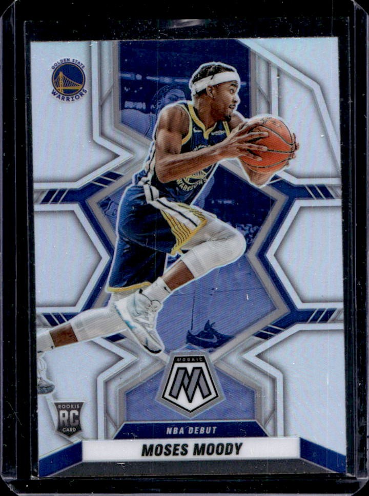 2021-22 Mosaic Moses Moody RC Silver Rookie #277 Warriors