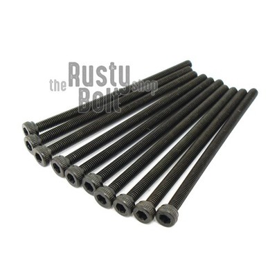 M3 x 55mm, Socket Head Cap Screws, 12.9 Steel, Black