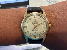 Omega Constellation Cal. 551 Gold Cap 34mm Champagne Dial Automatic Watch 14381