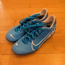 NIKE MERC MERCURIAL Soccer Football Cleats Size 4.5Y US Youth Futbol Blue