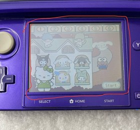 Nintendo 3DS Midnight Purple Handheld Console System-Bundle Lot-Tested-READ!!!