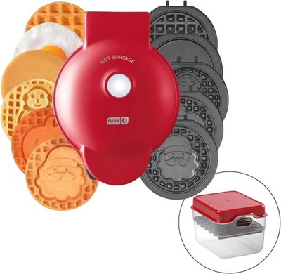 DASH Multimaker with 7 Removable Plates: Waffle Iron & Griddle + 3 Themed... 