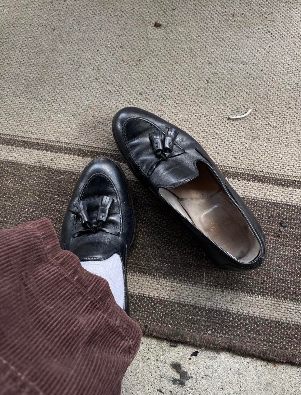 Alden 770 Black Calfskin Tassel Loafer