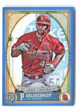2021 Topps Gypsy Queen #100 Paul Goldschmidt Chrome Box Topper Blue #/99