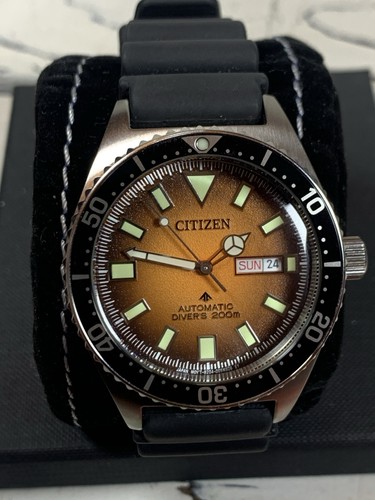 Citizen Black Mens Analogue Watch Promaster Marine NY0120-01Z