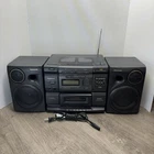 VTG Panasonic RX-DS750 Boombox AM/FM Stereo Cassette Tape 3 CD Changer Player