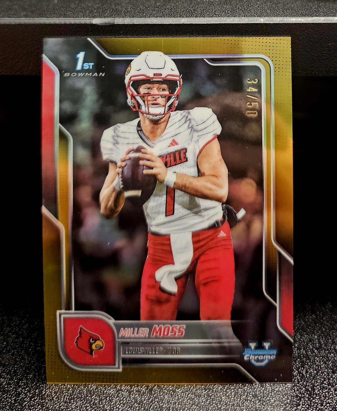 Miller Moss 2025 Bowman U Chrome Bowman 1st  Gold /50🔥🔥