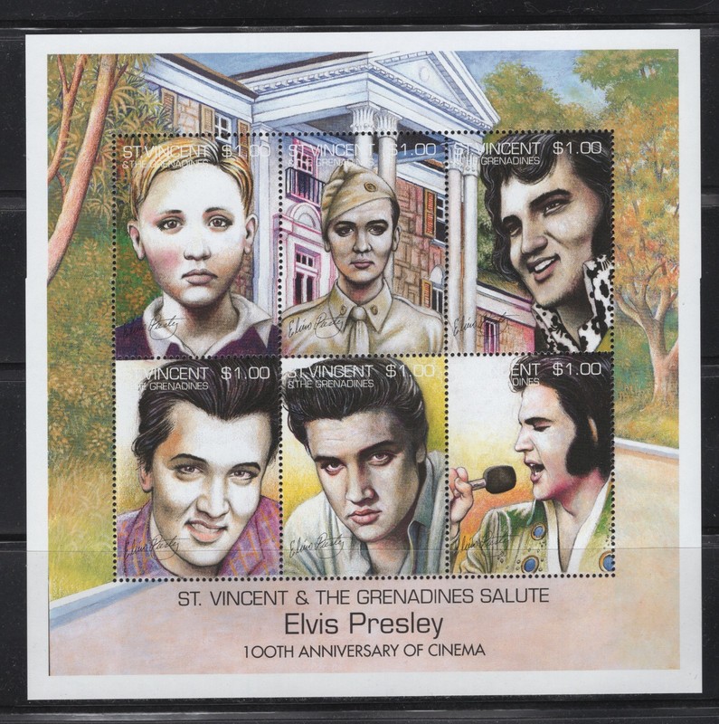 St. Vincent & Grenadines 1995. Elvis Presley. Scott # 2205. MNH, VF