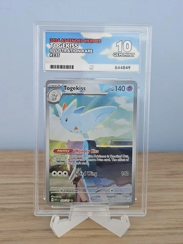Pokemon Card ACE Graded - Ascended Heros - Togekiss IR - GEM MINT 10