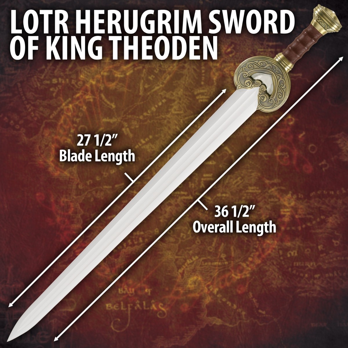 Lord of The Rings Sword of King Theoden | Officially Licensed LOTR
