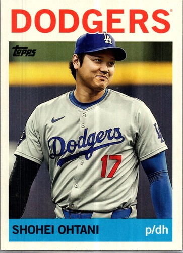 2025 Topps Archives #17 Shohei Ohtani Los Angeles Dodgers