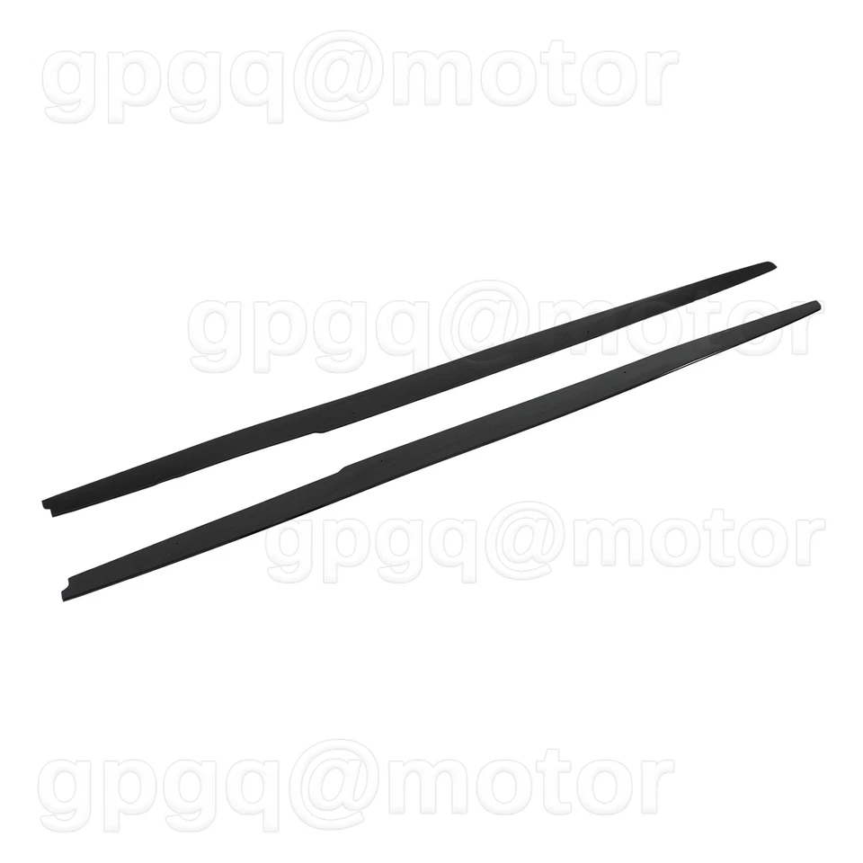 Extensión de faldones laterales estilo MP negro brillante para BMW Serie 5 E60 / E61 M5 04-10 Foto 4 de 4