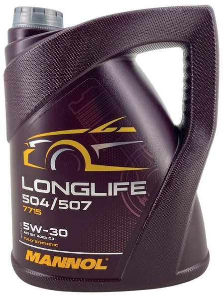 MotoröL 5W-30 Mannol Longlife 504/507 5 Liter-image
