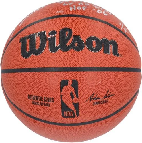 Joe Dumars Pistons Firmado Wilson Serie Auténtica Baloncesto con Inscs - #1/LE 4 Foto 2 de 3