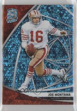 2019 Panini Spectra Neon Blue Prizm 9/60 Joe Montana #4 HOF v1x
