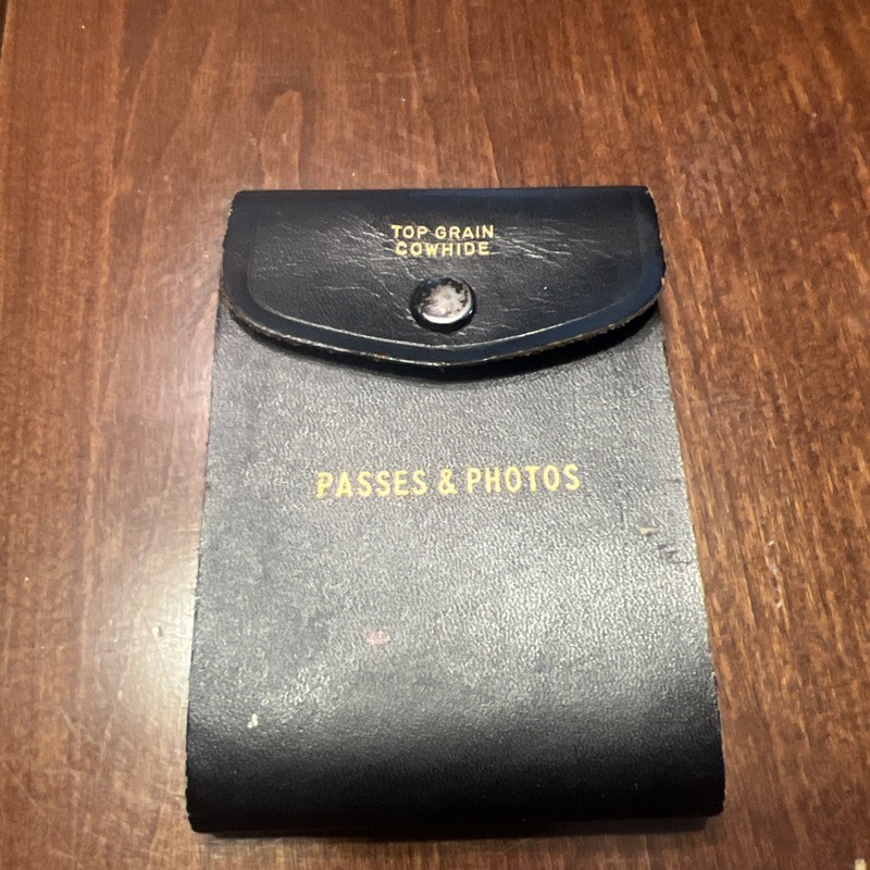 Vintage Top Grain Cowhide Passes And Photos