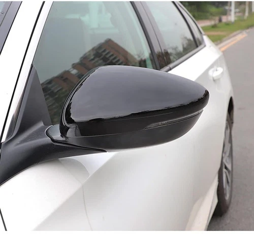 Honda Accord 2018-2025 Gloss Black Rearview Side Wing Mirror Cover Cap Trim