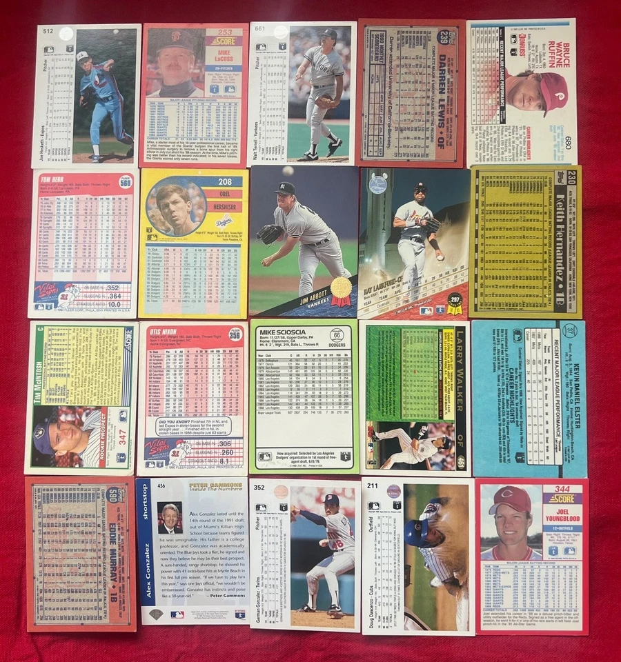 20 cartões de beisebol da liga principal de beisebol e 1 placa Madison Kyle Bumgarner Red Sox - Imagem 2 de 4