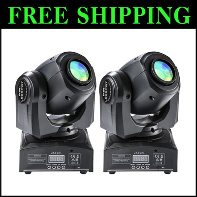 Complete DJ Lighting Solution: 2 PCS 30W LED Moving Heads with Color Effects