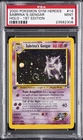 2000 POKEMON GYM HEROES HOLO-1ST EDITION #14 SABRINA'S GENGAR PSA 9