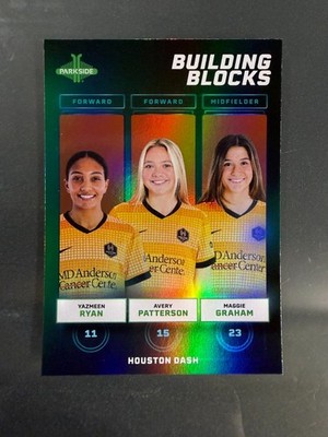 Avery Patterson Houston Dash #4 2025 Parkside Vol. 2 NWSL Card Building Blocks