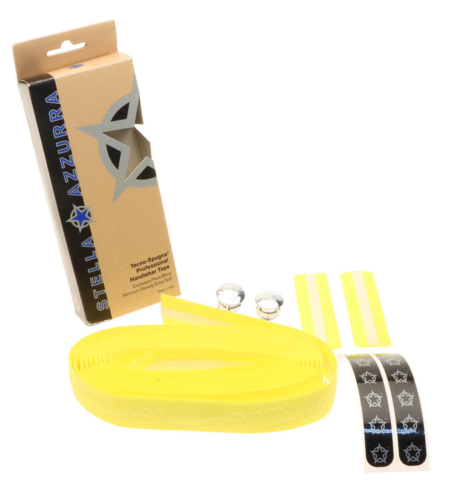 Stella Azzurra Tecno-Spugna Foam Bar Tape Banana Yellow Low Density NEW NOS 2890₽