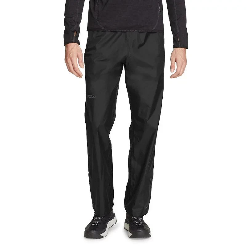 Eddie Bauer Mr Cloud Mens 2XL Lightweight Rain Hiking Waterproof Pants Black New