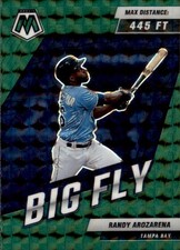 2022 Panini Mosaic Randy Arozarena Big Fly Green Mosaic Prizm #BF-2 