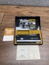 1970's Vivitar 602 Pocket Camera Built In Flash Original Case And Manual JD AP