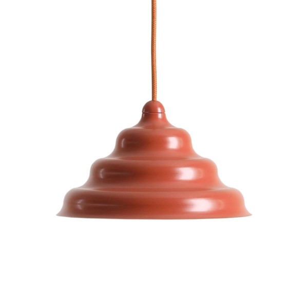 Pendelleuchte Wohnzimmer Ziegelrot Esszimmer KüChe Ø23 Cm G9 HäNgelampe Esstisch-image