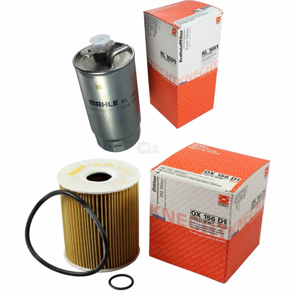 Mahle / Knecht Set Filterpaket Kraftstofffilter KL 160/1 ÖLfilter OX 156D1-image
