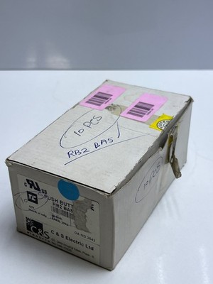 (One Box = 10 Pcs) C&S Electric RB2 BA5 Push Button
