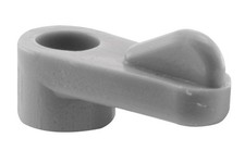 Prime-Line Gray Plastic Screen Clip For 1/16 inch 12 pk Pack of 5 