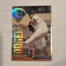 1995 Leaf Hideo Nomo #267 Los Dodgers Rookie Card. rookie card picture