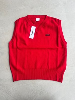 Urban Outfitters iets Frans Unisex V-Neck Tank Top.  Red.  Small.  RRP £34.