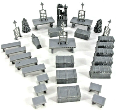CONAN: THE BOARD GAME Collector's Box FURNITURE v2.1 Minis NEW!!