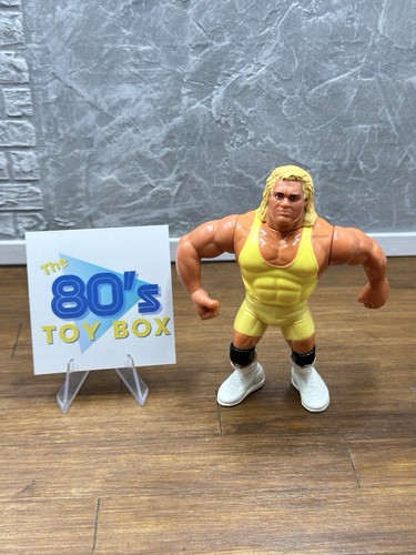 Mr. Perfect Yellow WWF WWE Hasbro Wrestling 100% C...