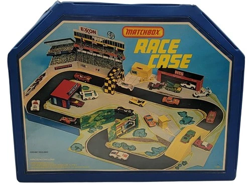 Vintage Matchbox Race Case 1977 Lesney Products Cars Not Included Not complete