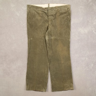Vintage Jumbo Cordhose W38 L30 Herren Salbeigrün Cord