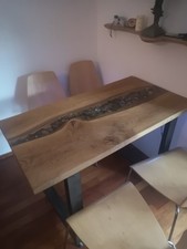 Eiche Tisch Hand Gefertigt, Unikat LED Beleuchtung. Wegen Umzug Zu Verkaufen