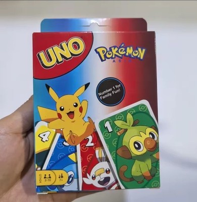 UNO Pokemon Special Asia Pikachu Fun Card Game Rare Free Shipping New 
